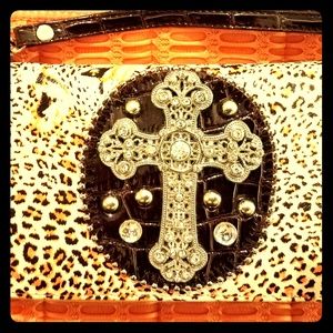 Ustyle Cross Embossed Wallet